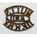 Notts & Derby Regiment Sherwood Foresters (NOTTS/AND/DERBY) Shoulder Title