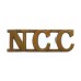 Non Combatant Corps (N.C.C.) Shoulder Title