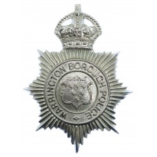 Warrington Borough Police Helmet Plate - King's Crown