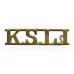 King's Shropshire Light Infantry (K.S.L.I.) Shoulder Title