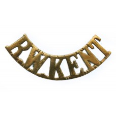 Royal West Kent Regiment (R.W. KENT) Shoulder Title