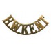 Royal West Kent Regiment (R.W. KENT) Shoulder Title