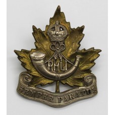 Canadian Royal Hamilton Light Infantry (R.H.L.I.) Cap Badge - King's Crown