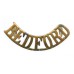Bedfordshire Regiment (BEDFORD) Shoulder Title