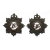 Pair of George VI Royal Army Service Corps (R.A.S.C.) Officer's Service Dress Collar Badges