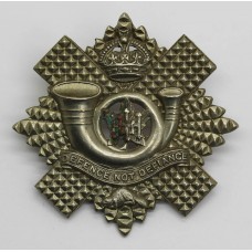 Highland Light Infantry of Canada Cap Badge - King's Crown