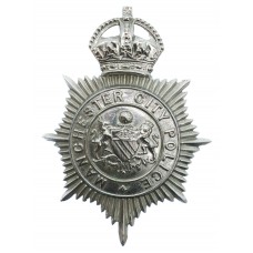 Manchester City Police Helmet Plate - King's Crown