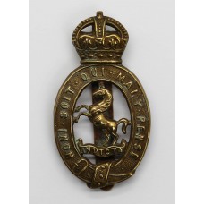 East Kent Yeomanry Cap Badge - King's Crown