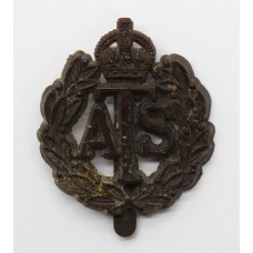 Auxiliary Territorial Service (A.T.S.) WW2 Plastic Economy Cap Badge