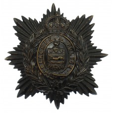 Blackpool Police Night Helmet Plate - King's Crown