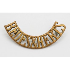 Bedfordshire & Hertfordshire Regiment (BEDFS & HERTS) Shoulder Title