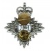 H.M. Prison Service Enamelled Cap Badge - Queen's Crown