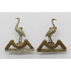 Pair of New Zealand 1st Canterbury Regiment Collar Badges