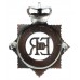Leicester & Rutland Constabulary Senior Officer's Enamelled Cap Badge - Queen's Crown