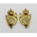 Pair of 5th Royal Irish Lancers Collar Badges - King's Crown