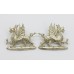 Pair of 1st Bn. Monmouthshire Regiment Officer's Collar Badges