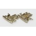 Pair of 1st Bn. Monmouthshire Regiment Officer's Collar Badges