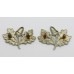 Pair of South Notts Hussars Collar Badges