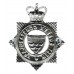 West Sussex Constabulary Senior Officer's Enamelled Cap Badge - Queen's Crown