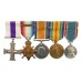 WW1 Military Cross, 1914 Mons Star (Clasp - 5th Aug. - 22nd Nov. 1914), British War Medal, Victory Medal & 1937 Coronation Medal Group of Five - Motor Cycle Corporal / Lieutenant A.E. Yapp, Royal Engineers & Royal Artillery