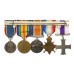 WW1 Military Cross, 1914 Mons Star (Clasp - 5th Aug. - 22nd Nov. 1914), British War Medal, Victory Medal & 1937 Coronation Medal Group of Five - Motor Cycle Corporal / Lieutenant A.E. Yapp, Royal Engineers & Royal Artillery