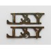 Pair of York & Lancaster Regiment (Y&L) Shoulder Titles