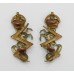 Pair of Royal Electrical & Mechanical Engineers (R.E.M.E.) Collar Badges - King's Crown