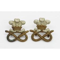 Pair of North Staffordshire Regiment Collar Badges