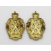 Pair of Scottish Horse Yeomanry Collar Badges