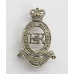 Royal Horse Artillery White Metal Cap Badge - Queen's Crown