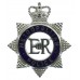 Metropolitan Police Senior Officer's Enamelled Cap Badge - Queen's Crown