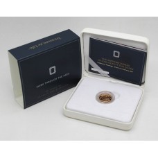 Royal Mint 2017 Sapphire Jubilee Brilliant Uncirculated 22ct Gold Sovereign Coin in Box