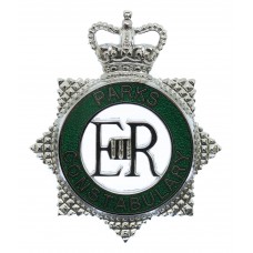 Parks Constabulary Enamelled Cap Badge - Queen's Crown