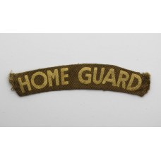 WW2 Home Guard (HOME GUARD) Painted Cloth Shoulder Title