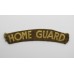 WW2 Home Guard (HOME GUARD) Painted Cloth Shoulder Title