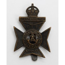 16th (Church Lads Brigade Cadets) Bn. King's Royal Rifle Corps (K.R.R.C.) Cap Badge