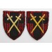 Pair of 21st Army Group Cloth Formation Signs