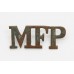 Military Foot Police (M.F.P.) Shoulder Title