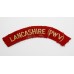 Lancashire Regiment (LANCASHIRE (PWV)) Cloth Shoulder Title