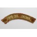 Lancashire Regiment (LANCASHIRE (PWV)) Cloth Shoulder Title