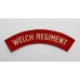 Welch Regiment (WELCH REGIMENT) WW2 Printed Shoulder Title