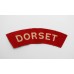 Dorsetshire Regiment (DORSET) WW2 Printed Shoulder Title