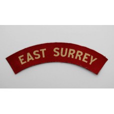 East Surrey Regiment (EAST SURREY) WW2 Printed Shoulder Title