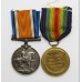 WW1 British War & Victory Medal Pair - Pte. J.G. Murray, Highland Light Infantry