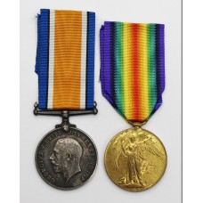 WW1 British War & Victory Medal Pair - Pte. J. Gillie, Durham Light Infantry