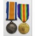 WW1 British War & Victory Medal Pair - Pte. J. Gillie, Durham Light Infantry