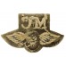 British Army Motor Cyclists (M.C.) Winged Wheel Cloth Proficiency Arm Badge