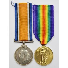 WW1 British War & Victory Medal Pair - Pte. F.G. Head, Somerset Light Infantry