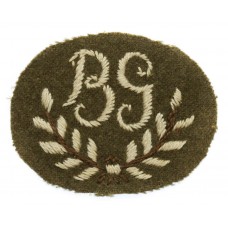 British Army Bren Gunner (B.G.) Cloth Proficiency Arm Badge