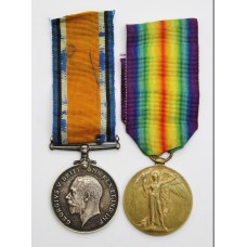 WW1 British War & Victory Medal Pair - Pte. W.F. Mason, Royal Marine Light Infantry